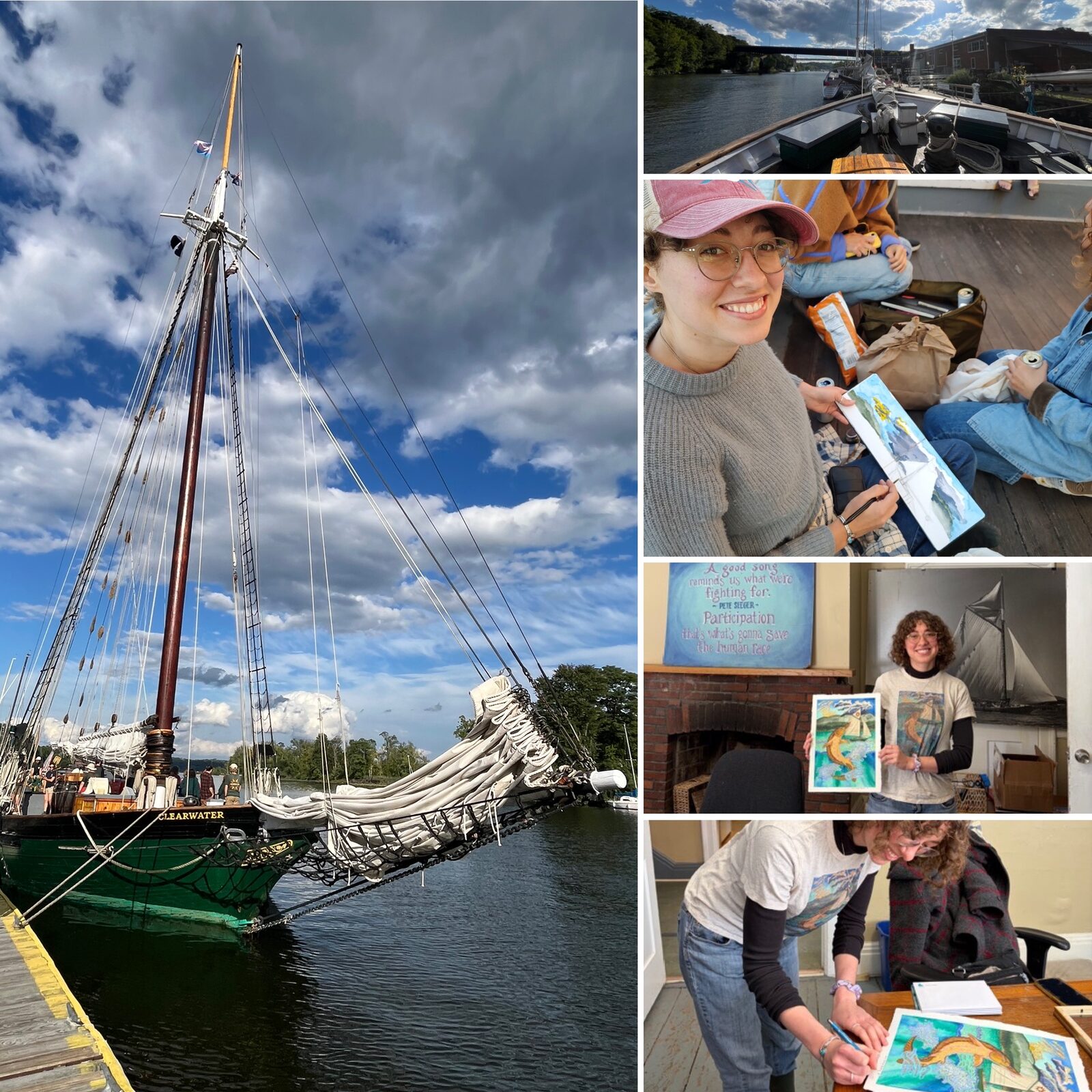 Scientific illustration with natural paints